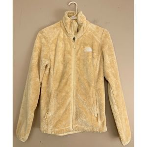 The North Face Yellow Fleece Fill Zip Jacket XS